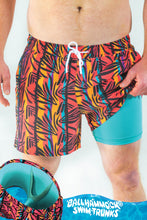 Load image into Gallery viewer, The Bay Breeze | Tropical Neon Ball Hammock¬Æ Pouch Swim Trunks
