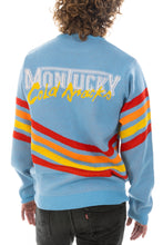 Load image into Gallery viewer, Light blue holiday sweater
