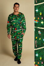 Load image into Gallery viewer, Men&#39;s Christmas Tree Print PJs

