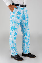 Load image into Gallery viewer, The Millennial Snowflake | White Snowflake Lined Pants
