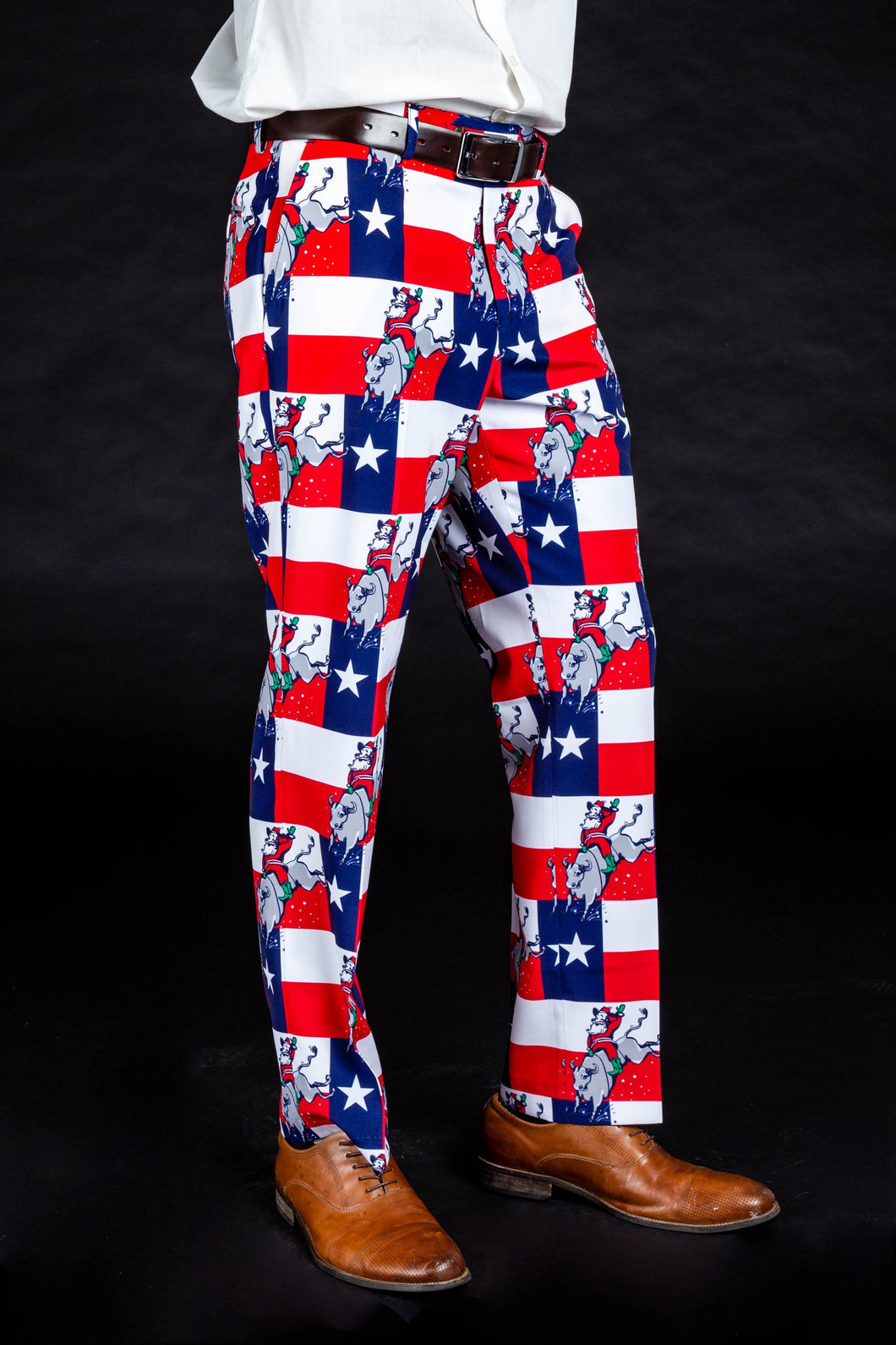 Santa is Bigger in Texas Christmas Dress Pants