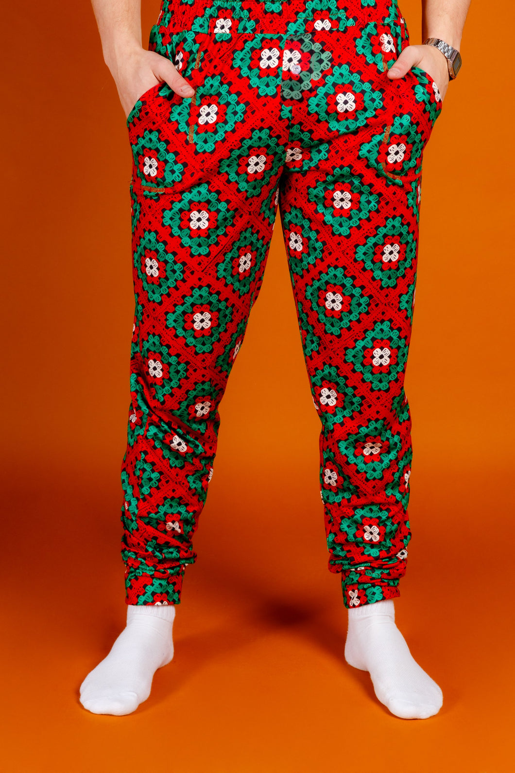 Men's Big Knit Christmas Pajama Bottoms
