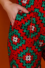 Load image into Gallery viewer, red and green christmas women&#39;s pajamas
