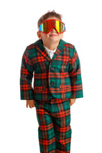 Load image into Gallery viewer, Red Green Plaid Toddler Christmas Pant
