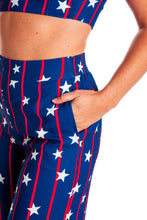 Load image into Gallery viewer, red white and blue pants for women
