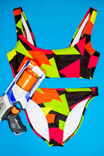 Load image into Gallery viewer, neon two piece bikini
