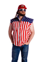 Load image into Gallery viewer, Men&#39;s USA sleeveless shirt 
