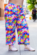 Load image into Gallery viewer, Tie Dye Culotte Pants with Pockets
