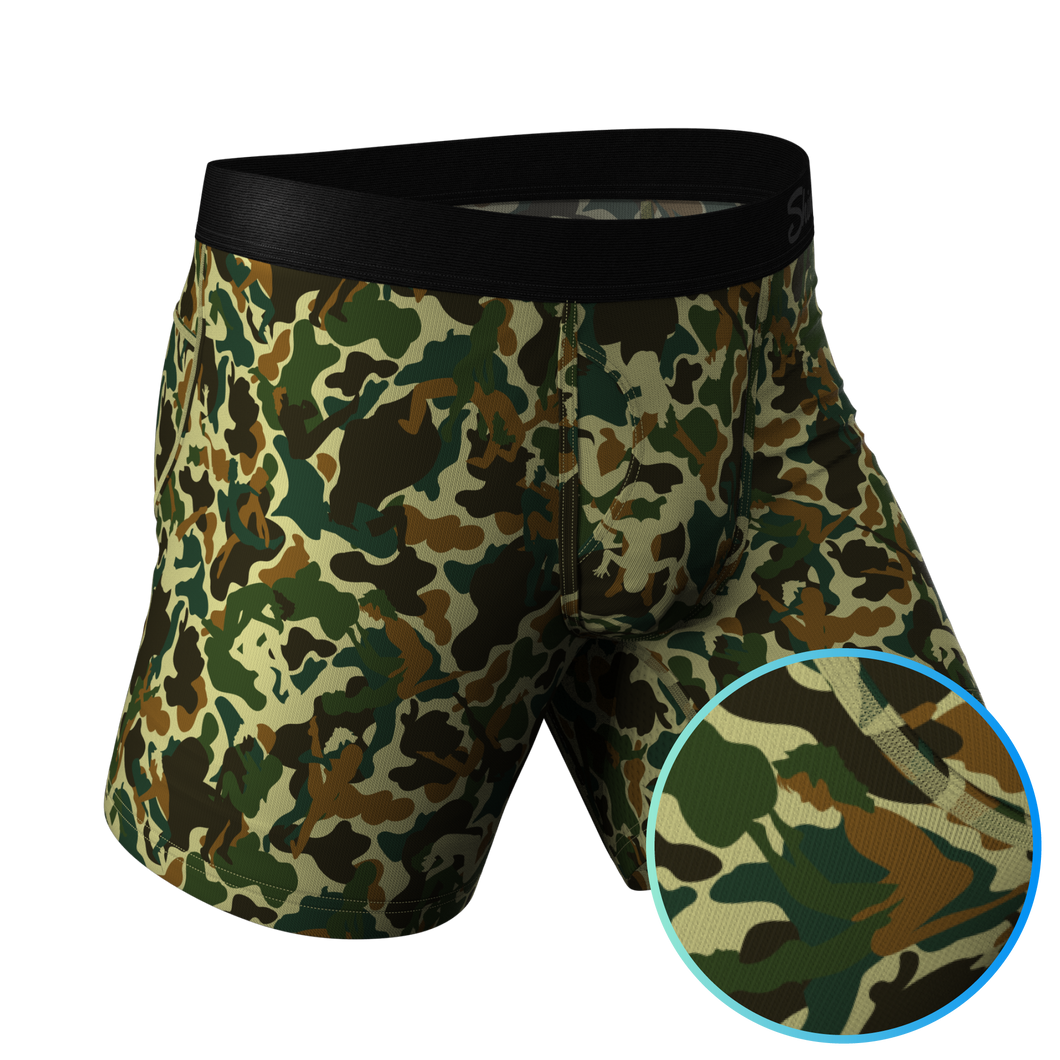 Forni Camo Camouflage Polar Pair Cooling Ball Hammock Underwear