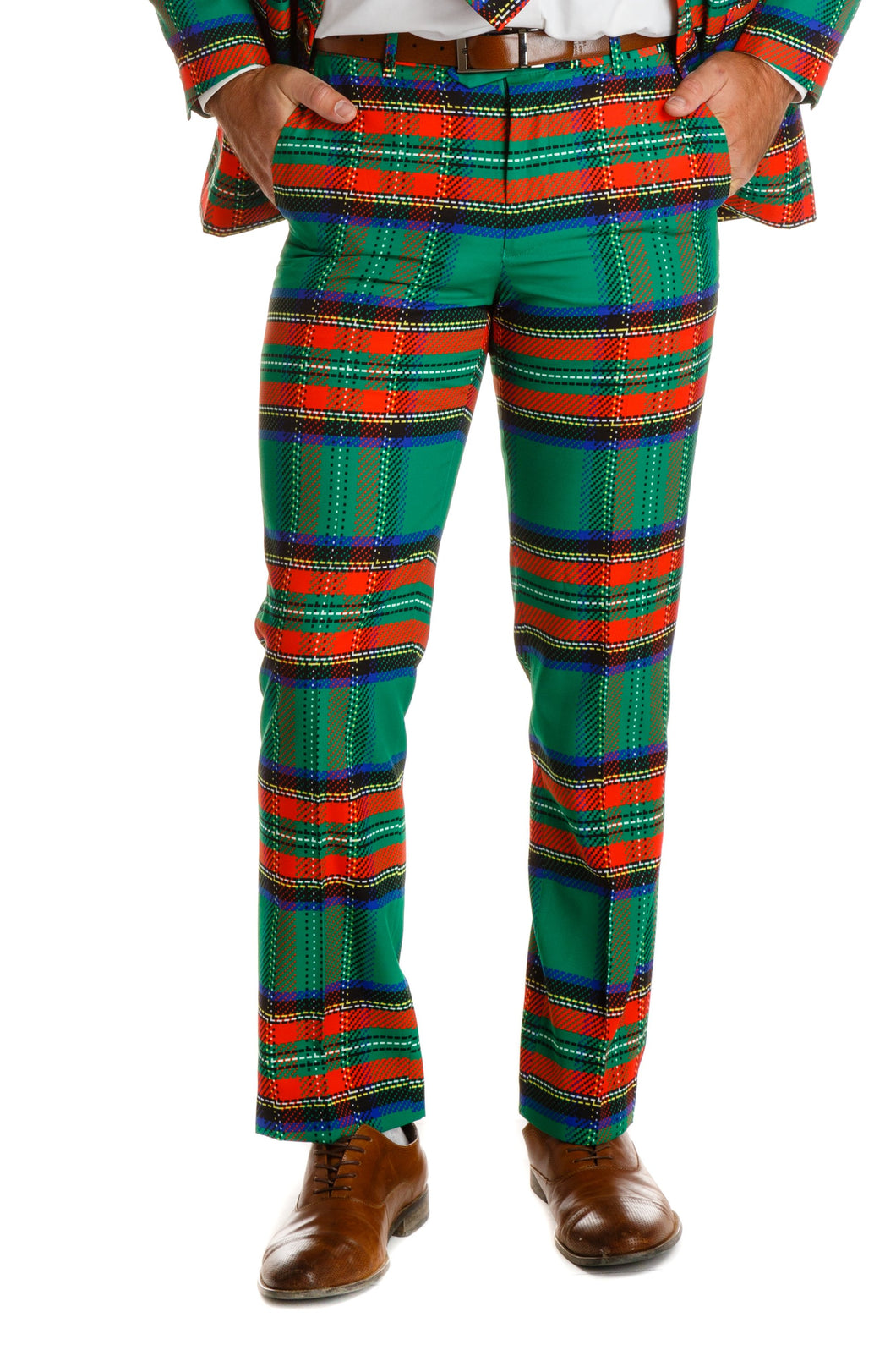 The Dirty Dangerfield | Green Plaid Christmas Pant