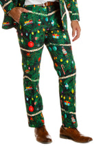 Load image into Gallery viewer, festive holiday ugly xmas ornament pants for guys

